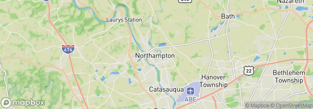 Map: Northampton, PA