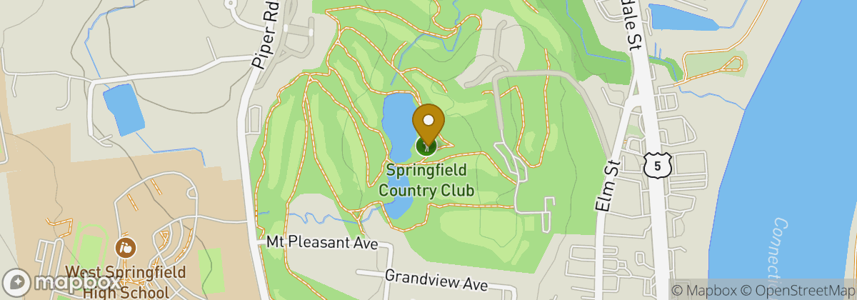 Map location: Springfield Country Club