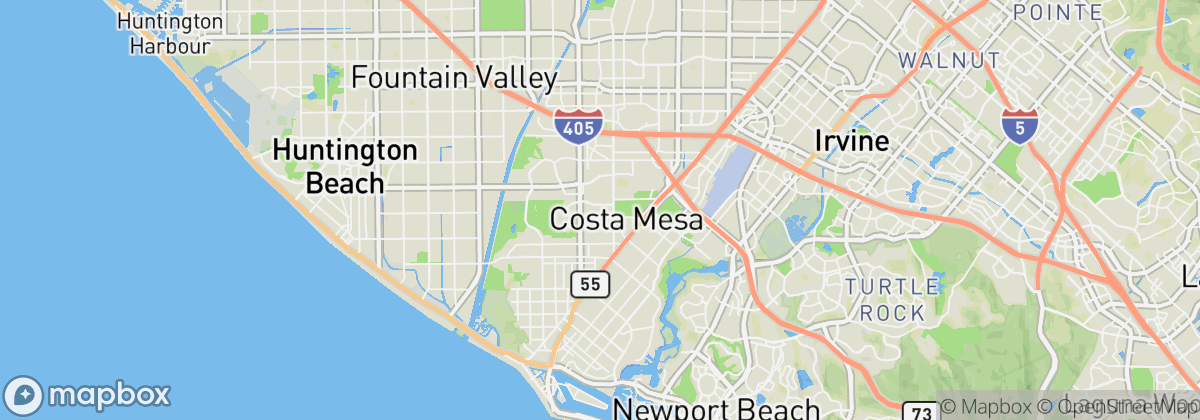 Map: Costa Mesa, CA