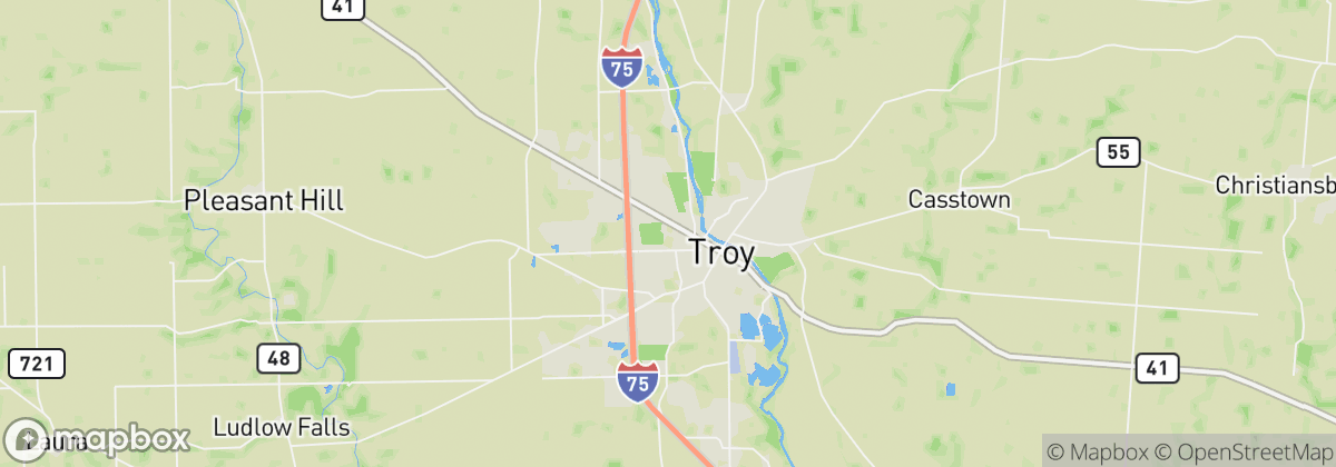 Map: Troy, OH