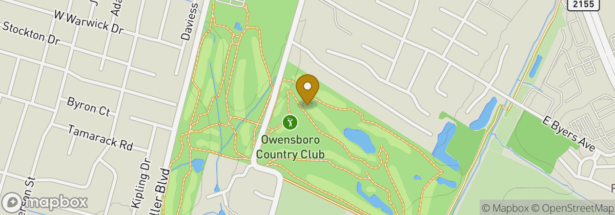 Map location: Owensboro Country Club