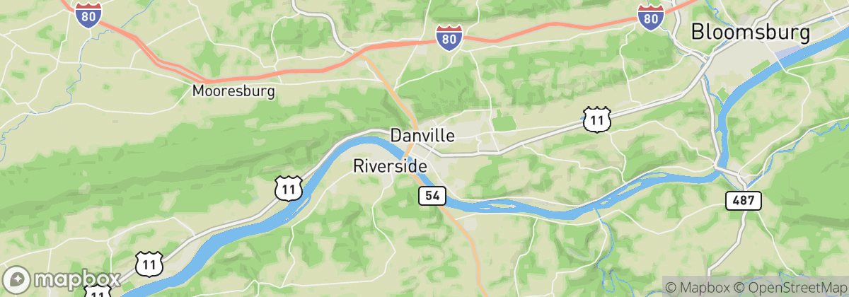 Map: Danville, PA