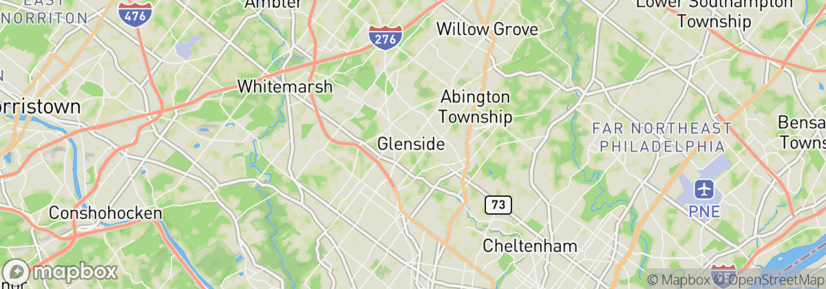 Map: Glenside, PA