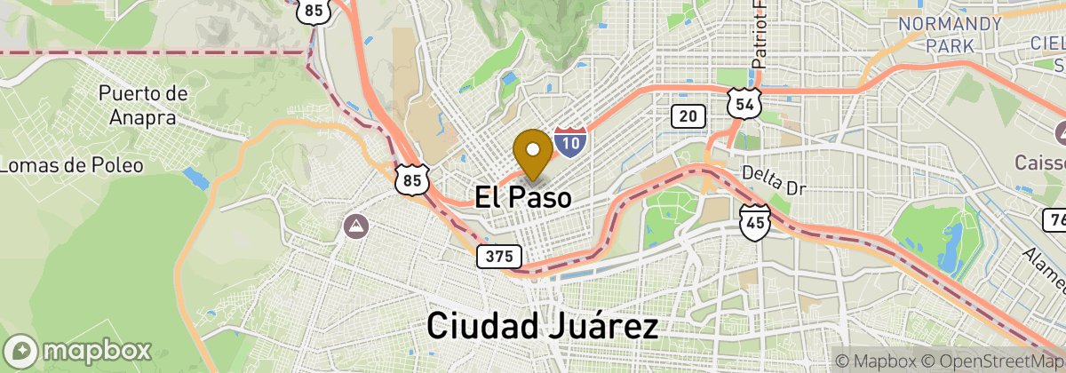Map location: Painted Dunes Desert Golf Course