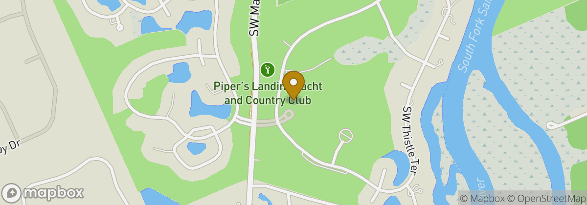Map location: Piper's Landing Yacht & Country Club