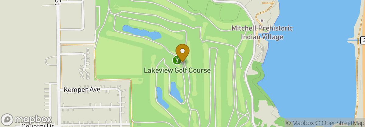 Map location: Lakeview Golf Course