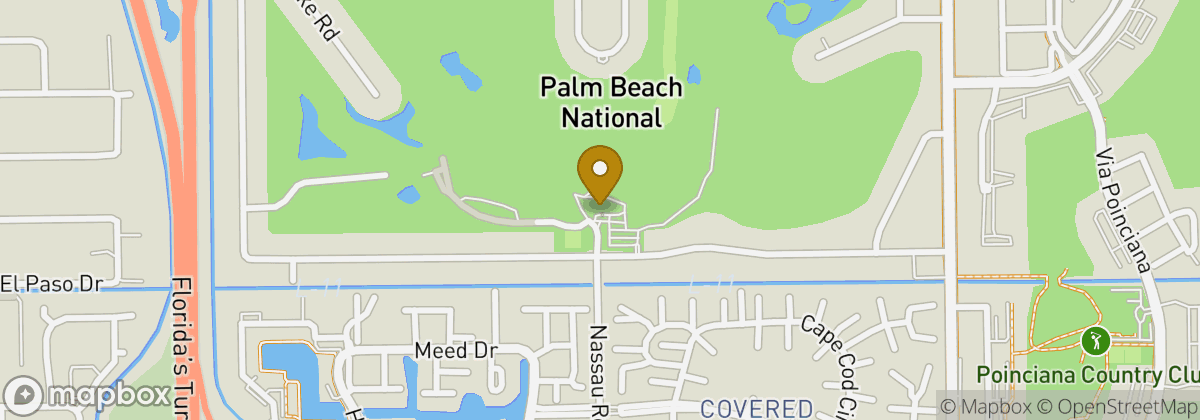 Map location: Palm Beach National Golf & Country Club