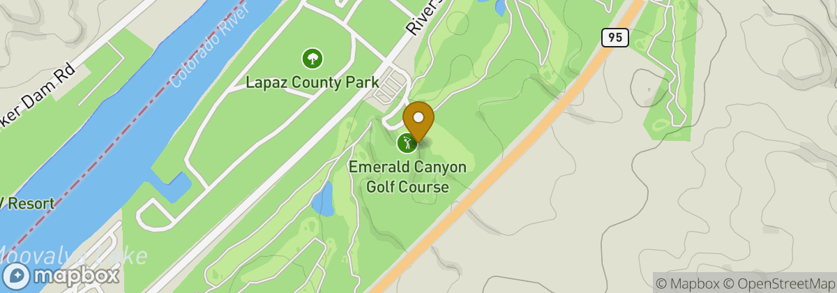 Map location: Emerald Canyon Golf Course