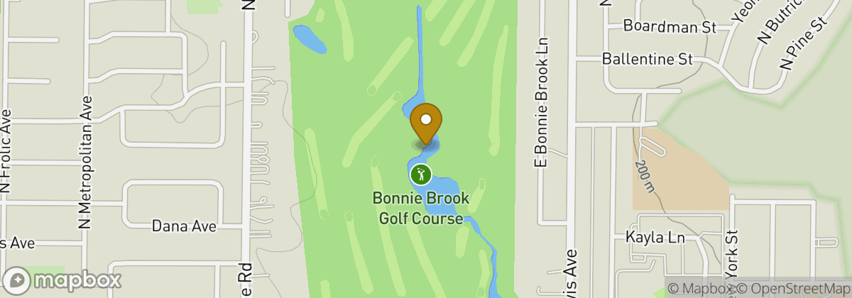Map location: Bonnie Brook Golf Course