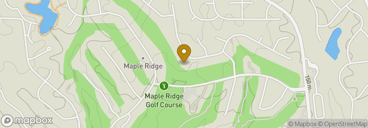 Map location: Maple Ridge Golf Course