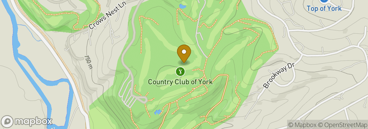 Map location: Country Club of York