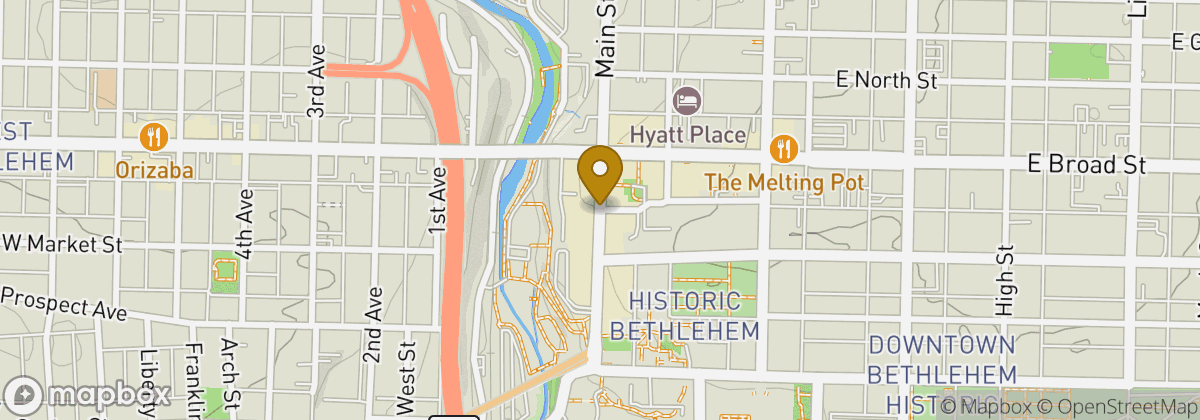 Map location: Bethlehem Golf Club