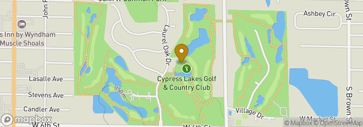 Map location: Cypress Lakes Golf & Country Club