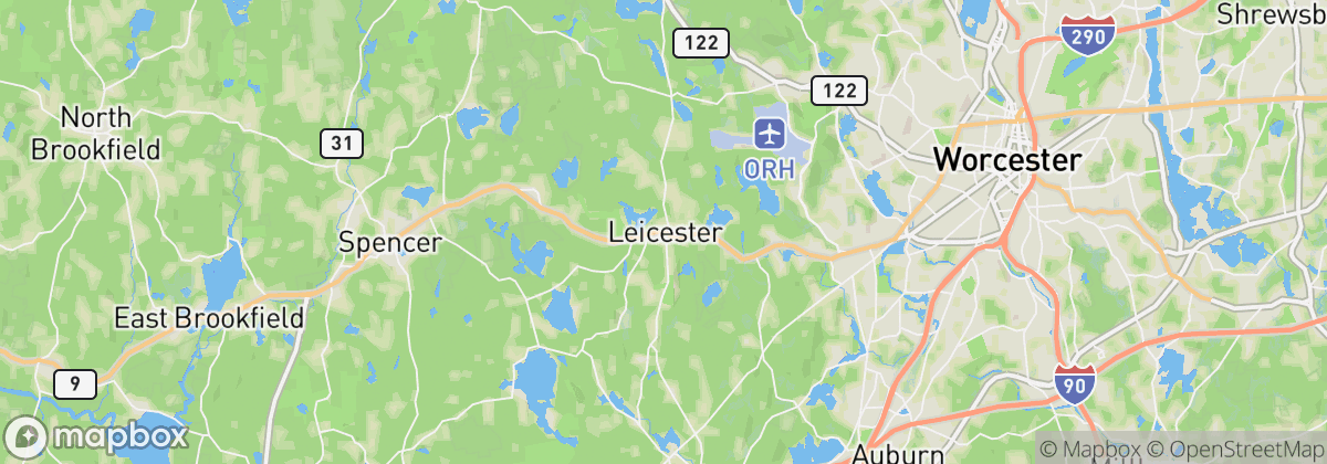 Map: Leicester, MA