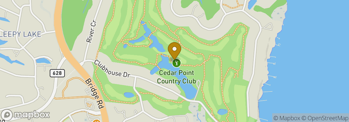 Map location: Cedar Point Country Club