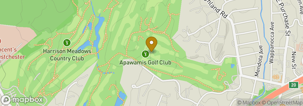 Map location: Apawamis Golf Club