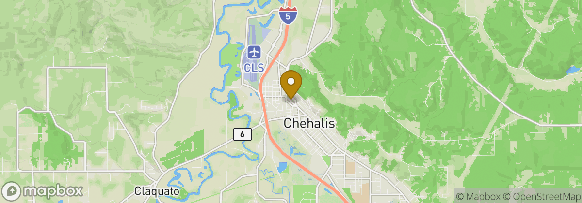 Map location: Chehalis