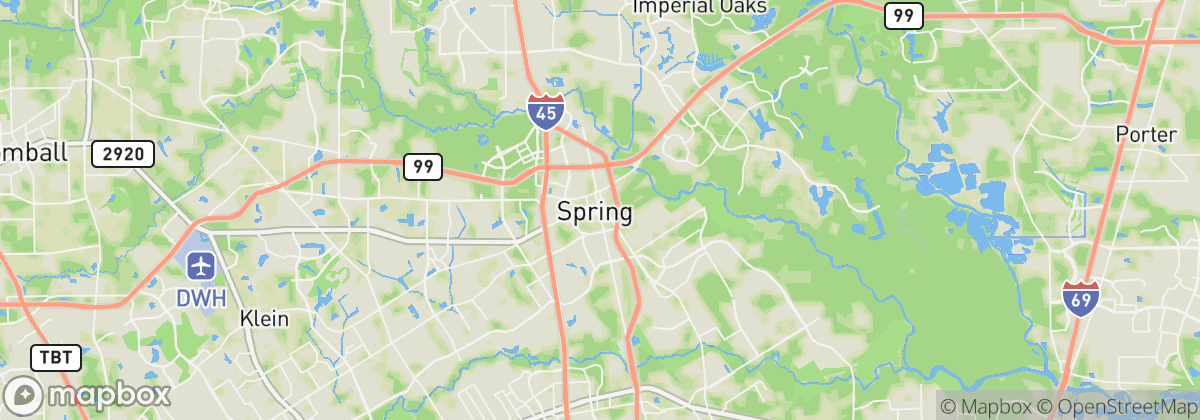 Map: Spring, TX