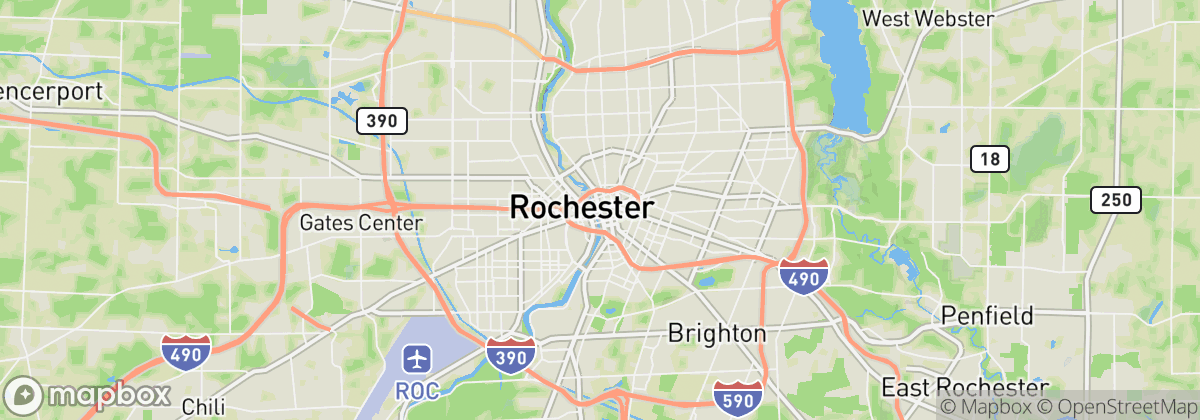 Map: Rochester, NY