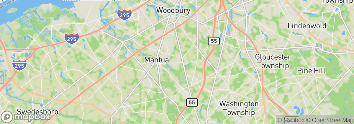 Map: Wenonah, NJ