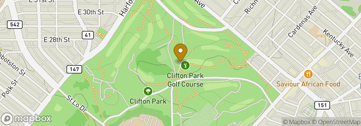 Map location: Clifton Park Golf Course