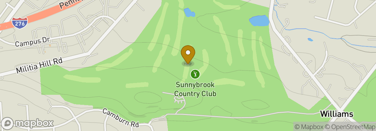 Map location: Sunnybrook Country Club