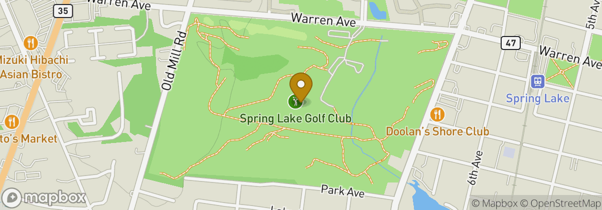 Map location: Spring Lake Golf Club