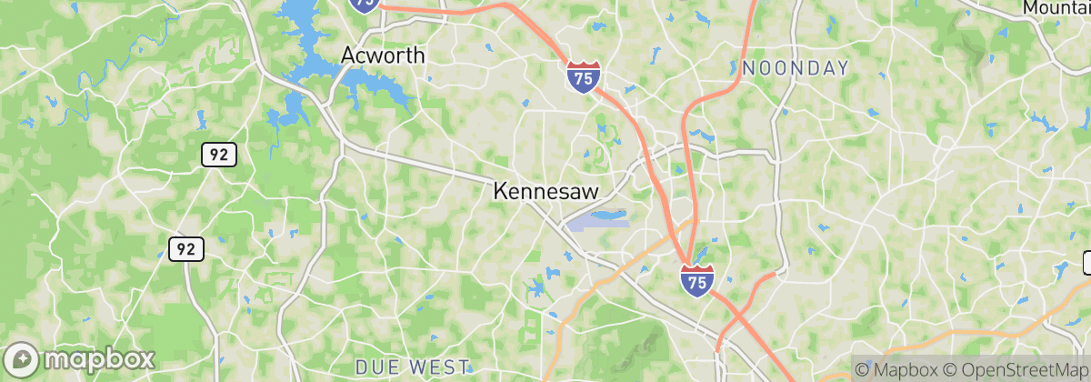 Map: Kennesaw, GA