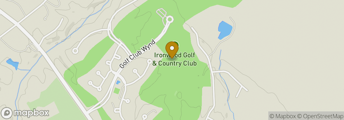 Map location: Ironwood Golf & Country Club