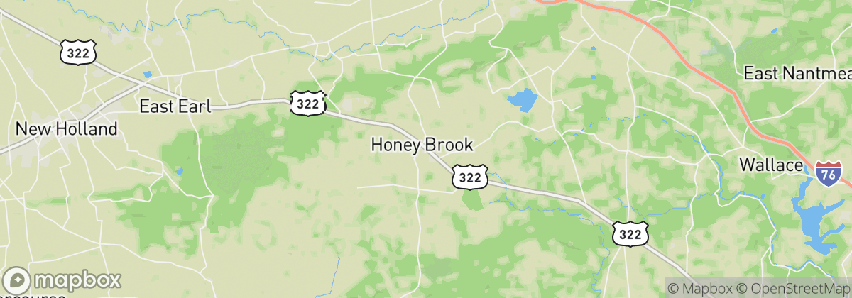 Map: Honey Brook, PA