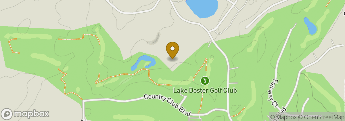 Map location: Lake Doster Golf Club
