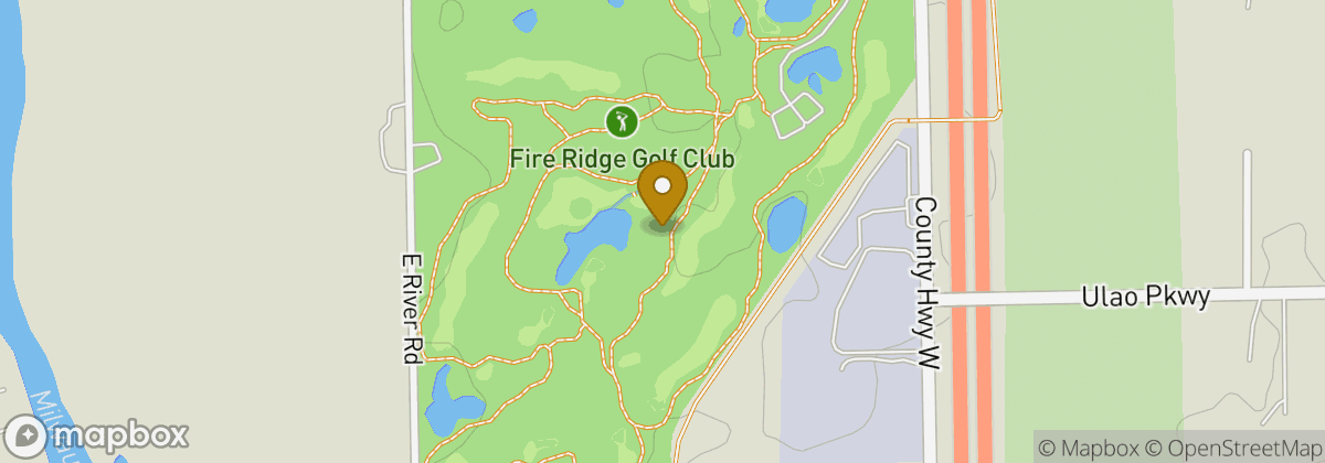 Map location: Fire Ridge Golf Club