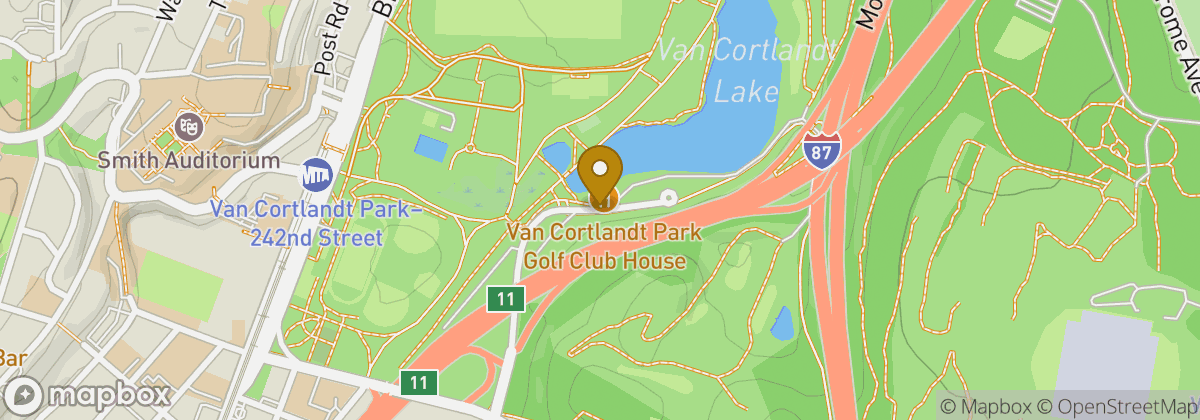 Map location: Van Cortlandt Park Golf Course