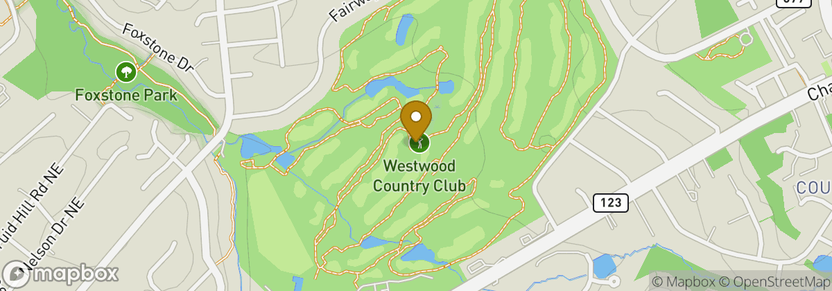 Map location: Westwood Country Club