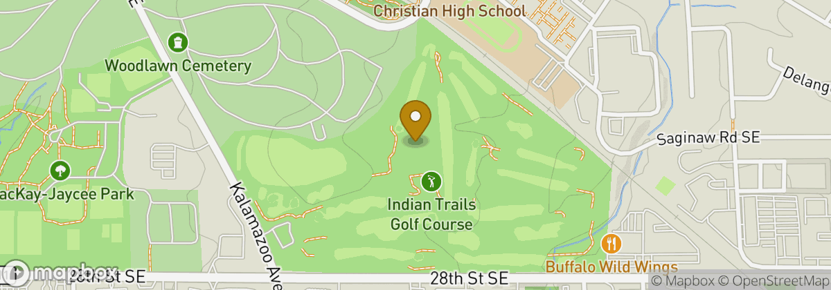 Map location: Indian Trails Golf Course