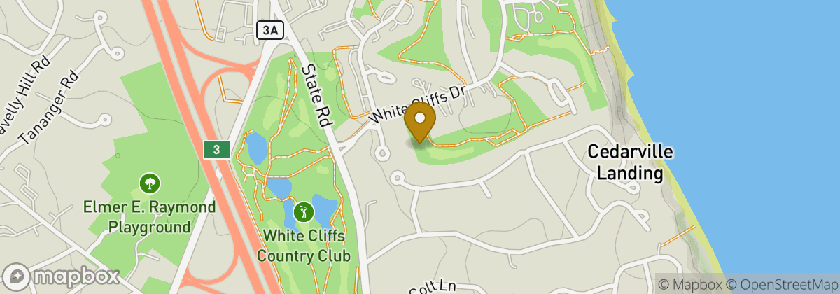 Map location: White Cliffs Country Club
