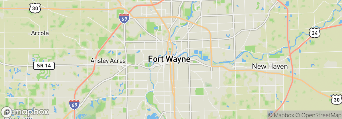 Map: Fort Wayne, IN