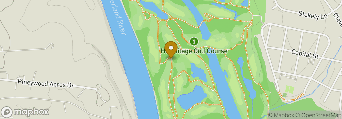 Map location: Hermitage Golf Course