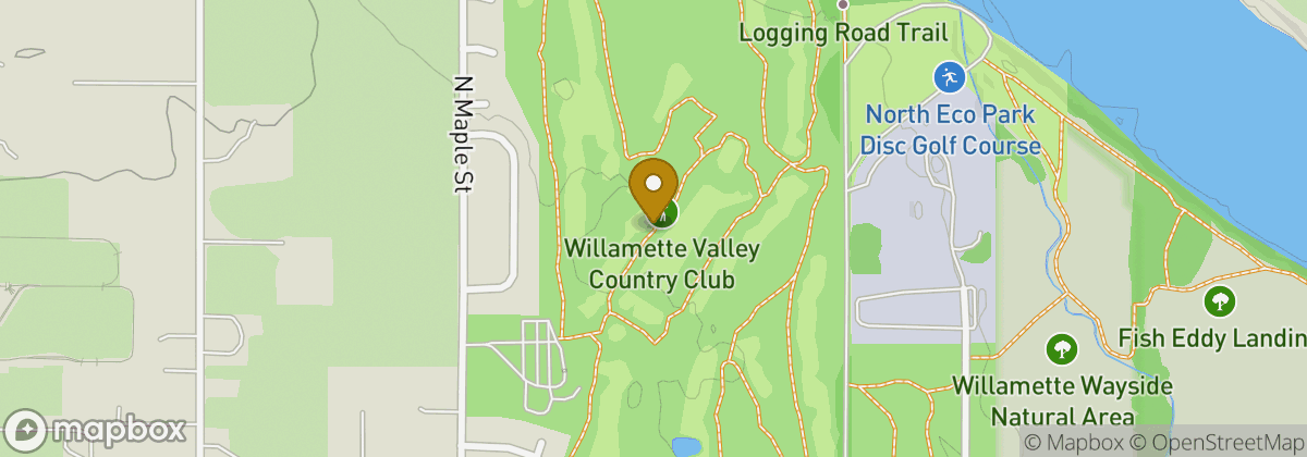 Map location: Willamette Valley Country Club