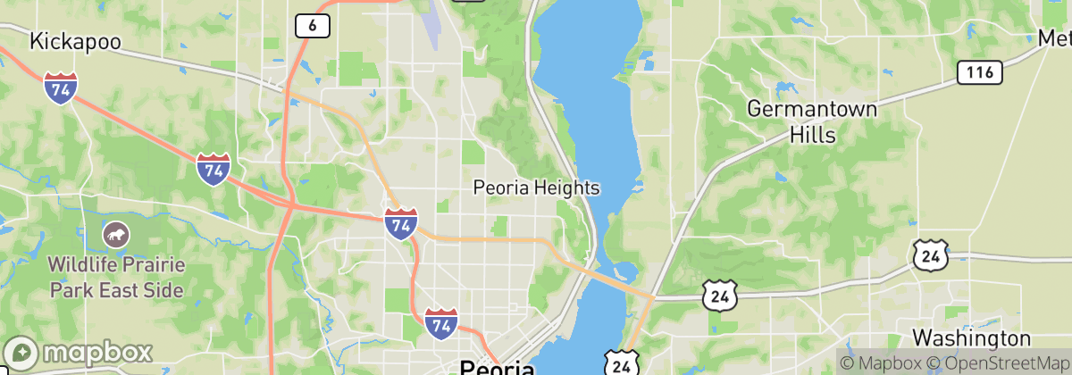 Map: Peoria Heights, IL