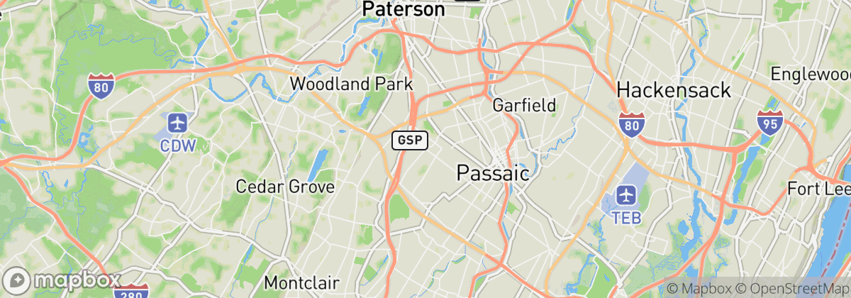 Map: Clifton, NJ