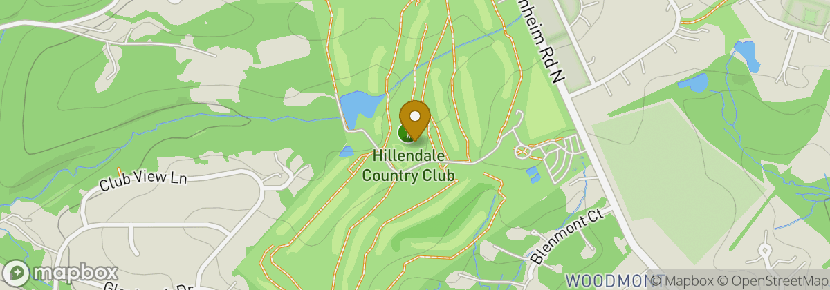 Map location: Hillendale Country Club