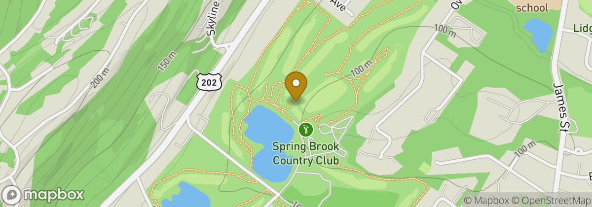Map location: Spring Brook Country Club