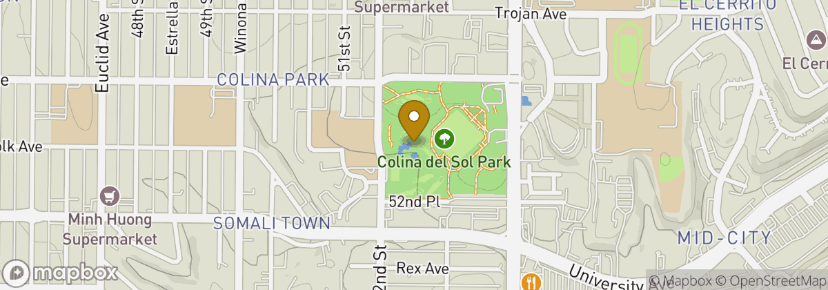 Map location: Colina Park Golf Course