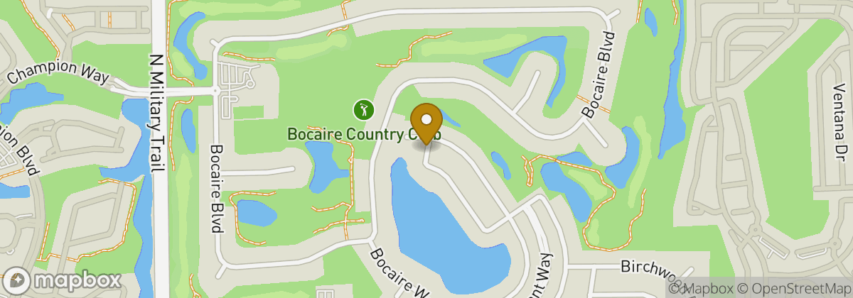 Map location: Bocaire Country Club