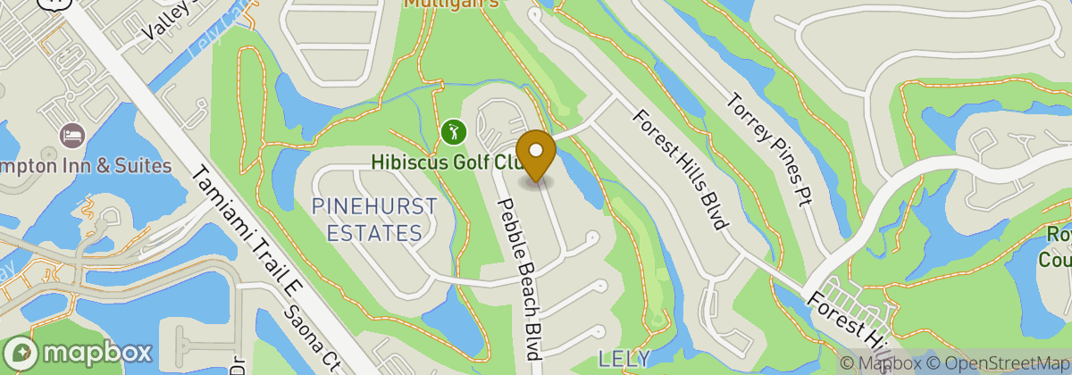 Map location: Hibiscus Golf Club
