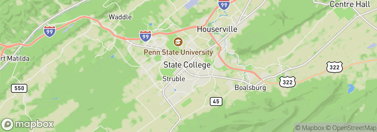 Map: State College, PA