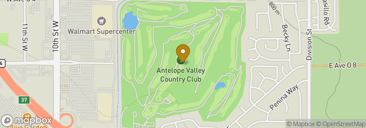 Map location: Antelope Valley Country Club