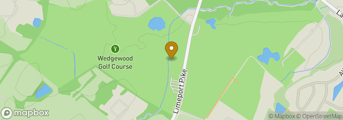 Map location: Wedgewood Golf Course
