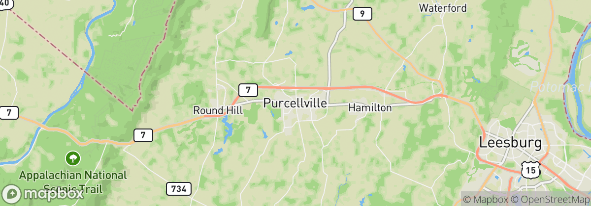 Map: Purcellville, VA